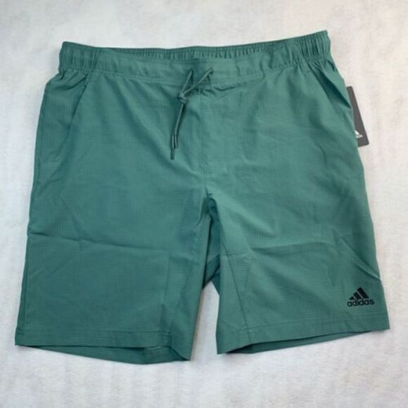 adidas ADVR0834 Men's Sz XL Tech Emerald Woven Hybrid Shorts - Picture 1 of 3
